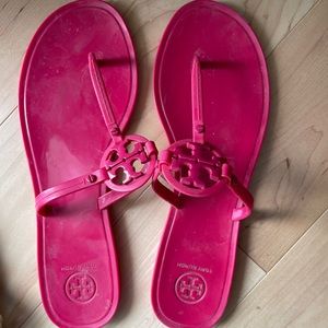 Pink Tory Burch Miller Sandals size 10